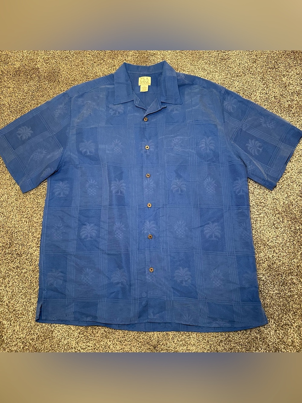 Jos. A. Bank Blue Casual Button Down Shirt